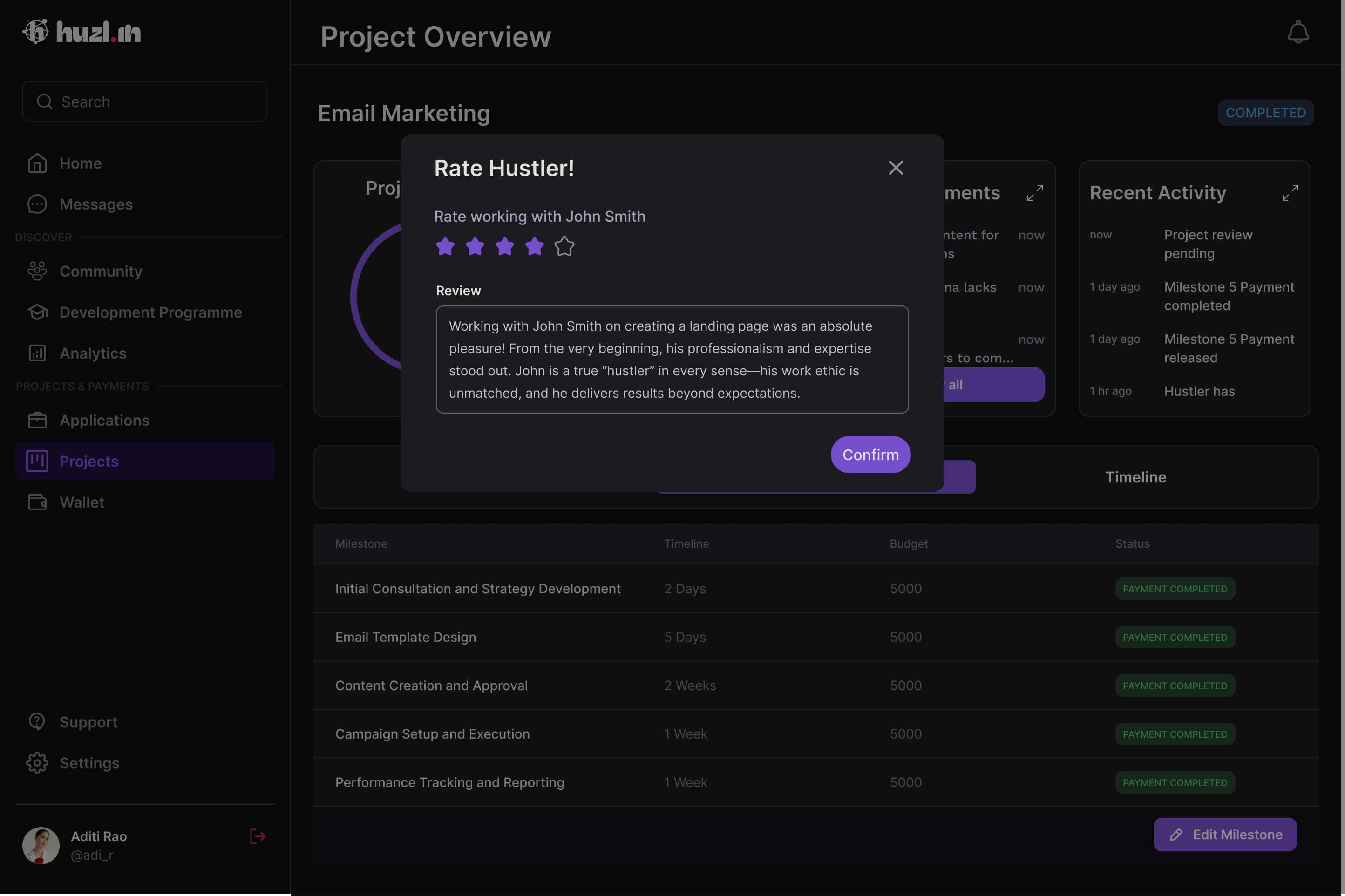 Review & Feedback